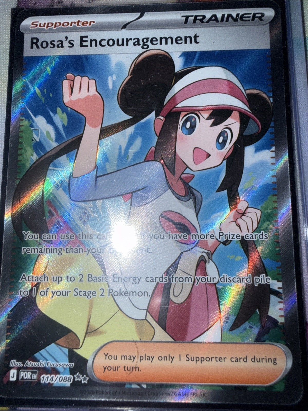 Rosa's Encouragement 114/088 Me03: Perfect Order Holo