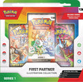 Pokemon TCG First Partner Illustration Collection Box Series 1 Sealed New