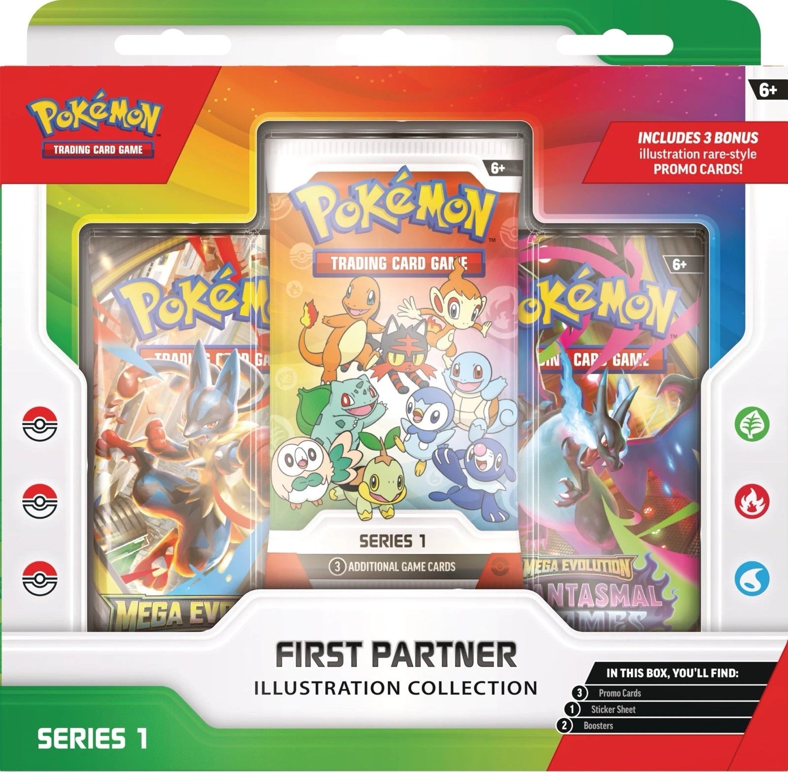 Pokemon TCG First Partner Illustration Collection Box Series 1 Sealed New