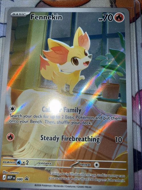 Fennekin 080 Me: Mega Evolution Promo Holo