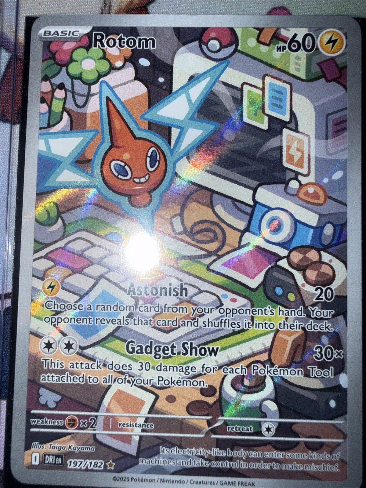 Rotom 197/182 Sv10: Destined Rivals Holo