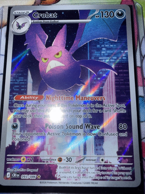 Crobat 093/086 Me04: Chaos Rising Holo
