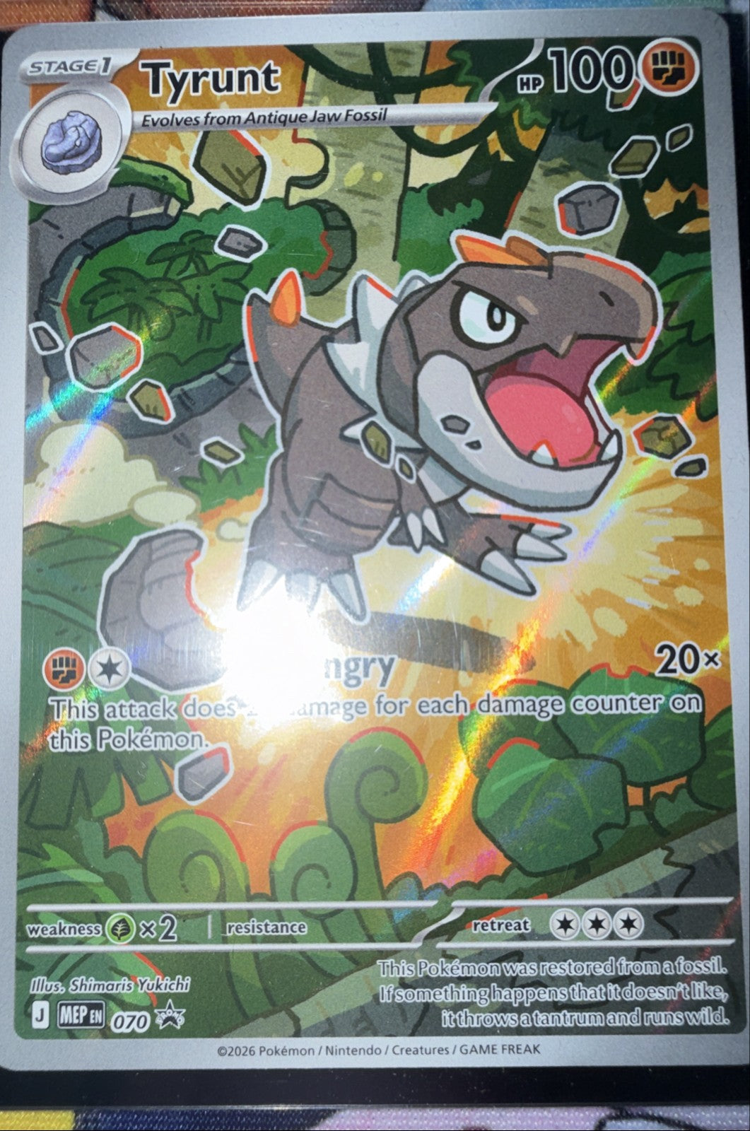 Tyrunt 070 Me: Mega Evolution Promo Holo
