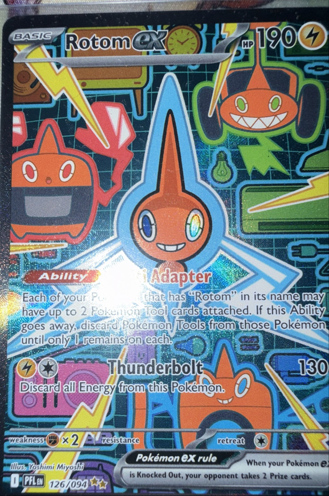 Rotom ex 126/094 Me02: Phantasmal Flames Holo